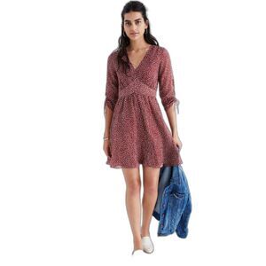 Madewell Star Violet Mini Dress in Ditsy Flowers, Confetti Floral Bright, Sz 6